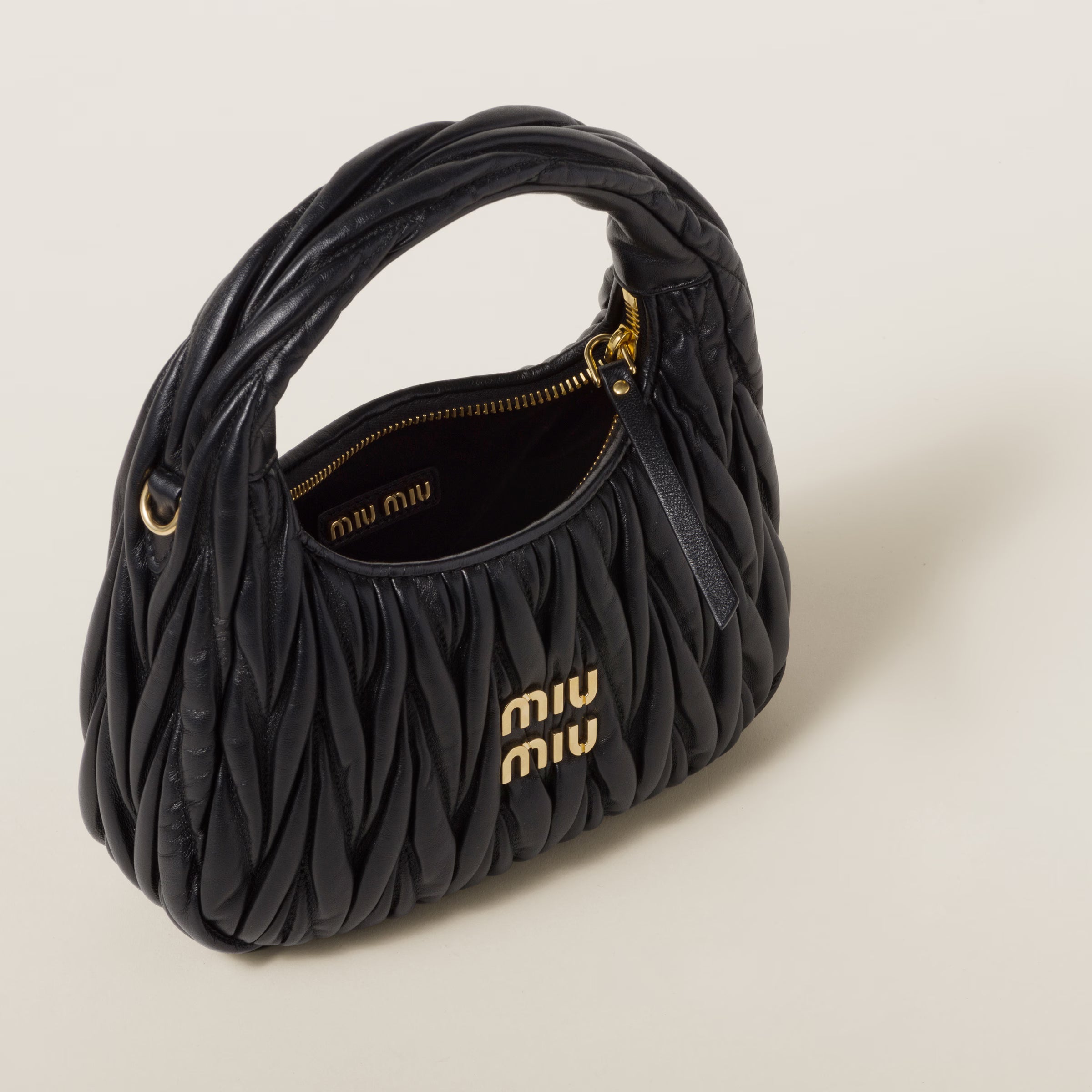 Sac hobo Wander en cuir nappa matelassé