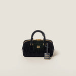 Sac Arcadie en velours matelassé