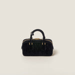 Sac Arcadie en velours matelassé