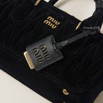 Sac Arcadie en velours matelassé