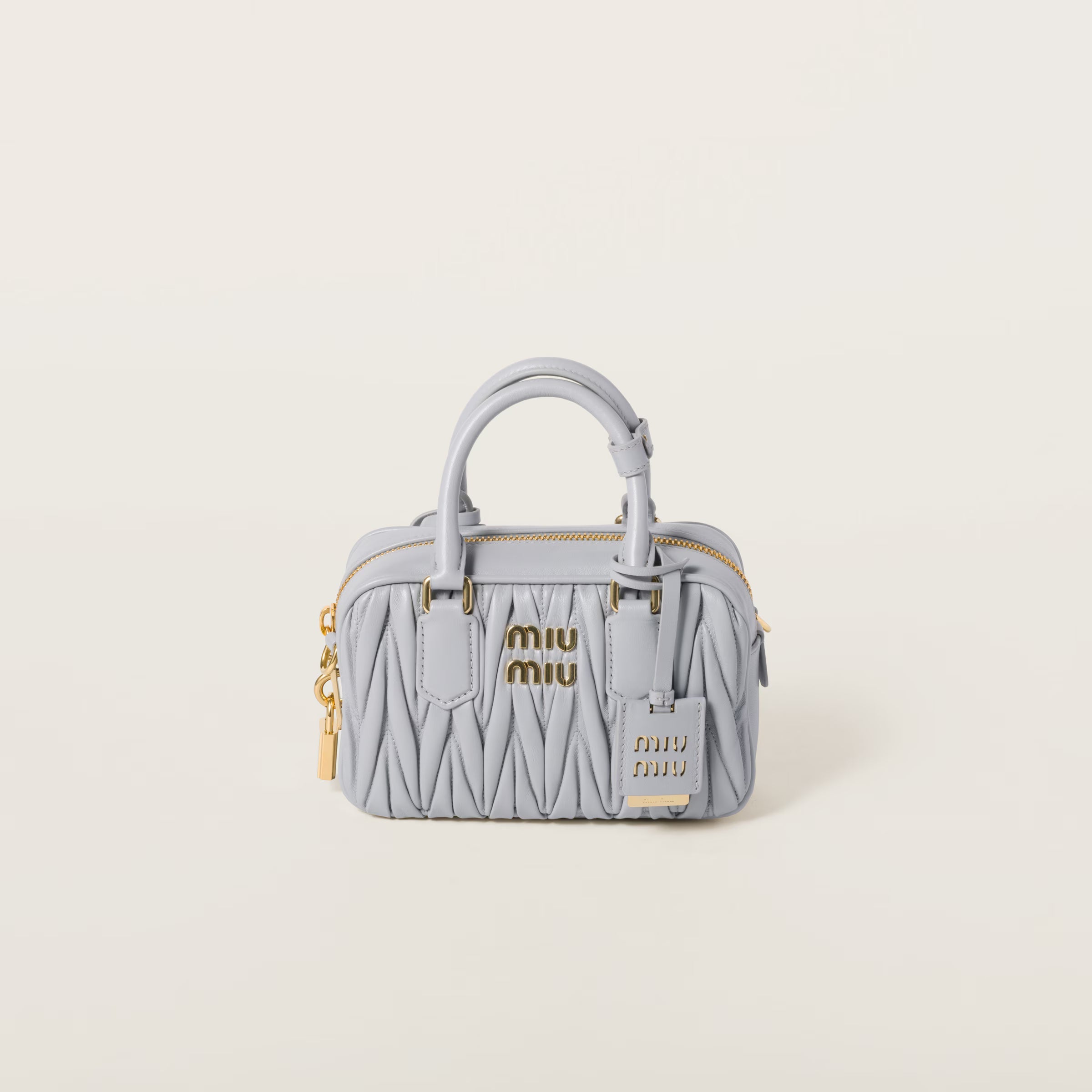 Sac Arcadie en cuir nappa matelassé
