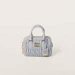 Sac Arcadie en cuir nappa matelassé