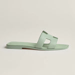 Hermes - Claquettes Vert d'eau